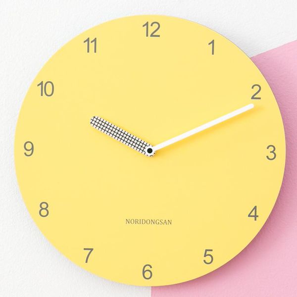 

wall clocks colorful cute clock kids room modern design creative nordic minimalist reloj de pared home supplies de50zb