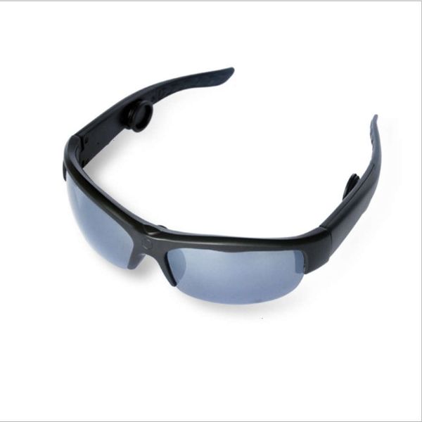 

highend accessories new tr smart hearing aid glass bone conduction headset sports sunglass, Black