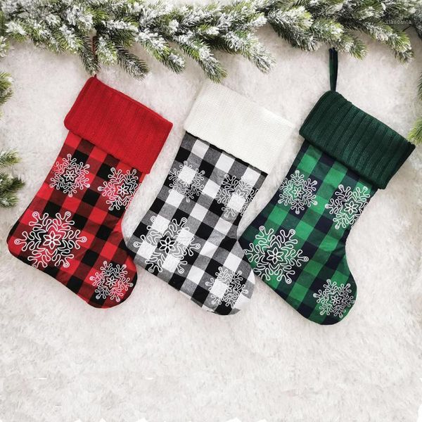 

christmas decorations 2021 stocking 18-inch ornament gift bag socks tree decoration