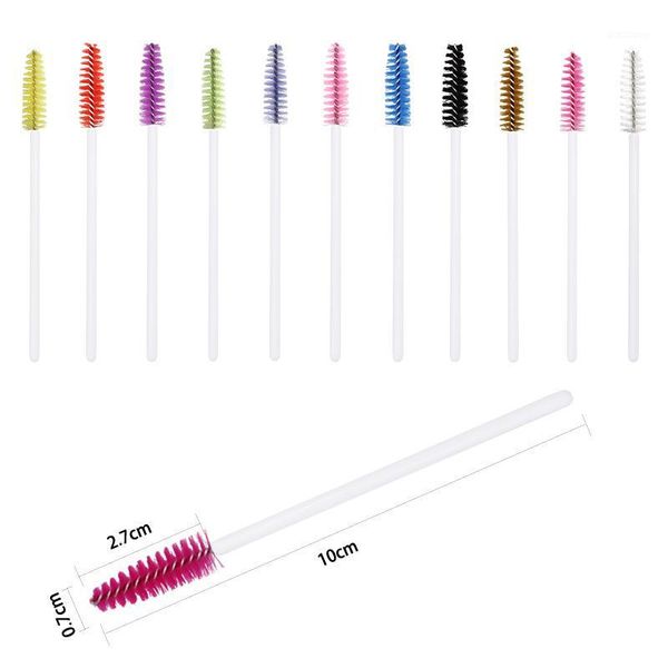 

1000pcs disposable micro eyelash brushes mascara wands applicator wand comb spoolers makeup tool kits1