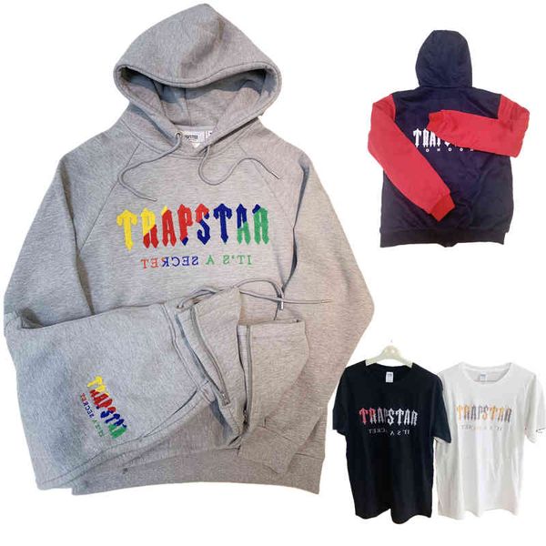 

sweatshirt jacket cotton quality trapstar jacket trapstar hoodie mens women natural color mens hoodie, Black