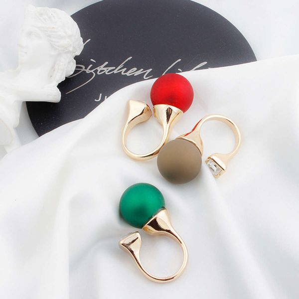 

2021 new japanese and korean ins fashion cool wind female hip hop ring, Black