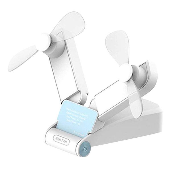 

electric fans mini portable handheld fan rechargeable personal travel battery operated pocket lightweight small dual head usb