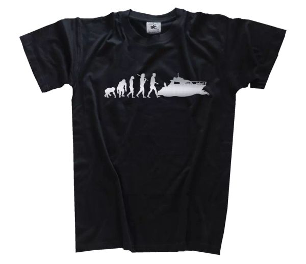 

silver edition yacht yachting motor yacht motor boat evolution t-shirt s-xxxl, White;black