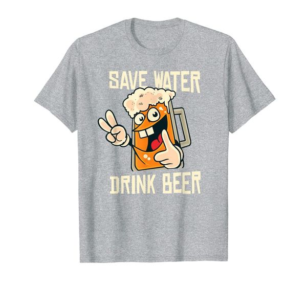 

save water drink beer funny drinking party gift, White;black