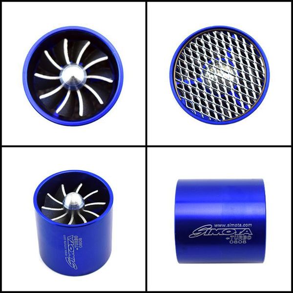

car organizer ( 54mm ~ 70mm ) turbo air intake blue gas fuel size of 2.12\" 2.75\"