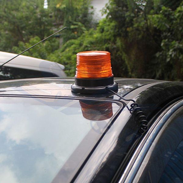 

working light dc 12v-80v strobe car led flashing cargo carrying a circular signal lights warning lamp lx0f
