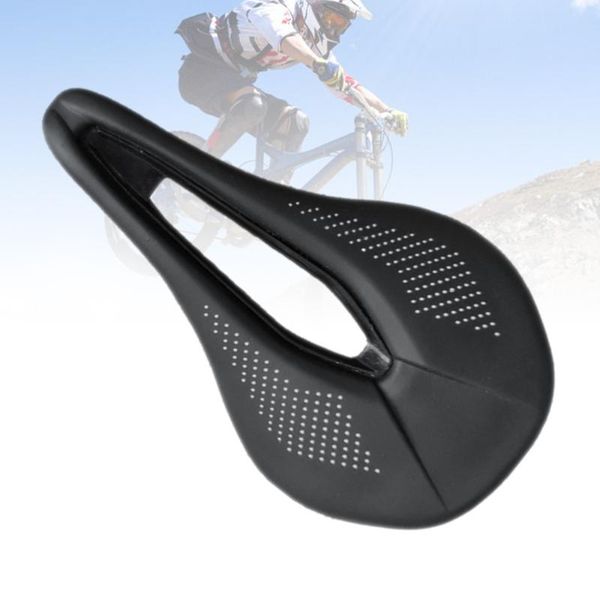 

bike saddles 1pc saddle hollow mountain breathable seat cushion for (black)