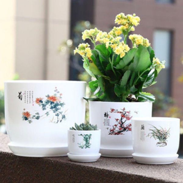 

planters & pots resin flowerpot cactus chinese style succulent plant pot flower arrangement container home balcony garden decoration
