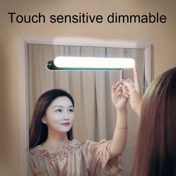 

vanity lights rechargeable led makeup lamp bar light stepless dimming mirror touch switch for bathroom dressing