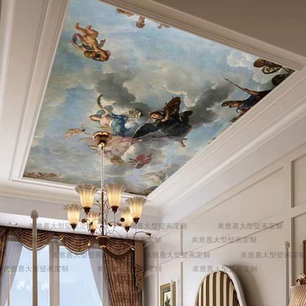 

wallpapers custom mammoth mural sofa roof background 3d for living room bedroom fashion ceiling oil painting po wall paper