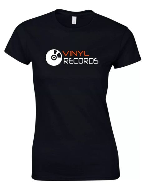 

vinyle enregistrement inspirÃ© musique rÃ©tro t-shirt, White;black