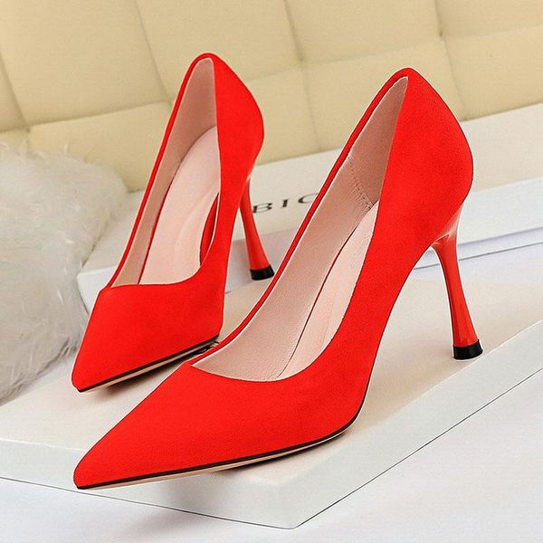

dress shoes brand woman high heels women pumps stiletto thin heel women's pointed toe wedding size, Black
