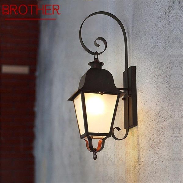 

outdoor wall lamps brother sconces lamp fixture classical led light waterproof decorative for home porch villa