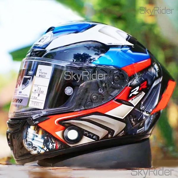 

motorcycle helmets full face helmet x14 blue rr1000 motocross racing motobike riding casco de motocicleta