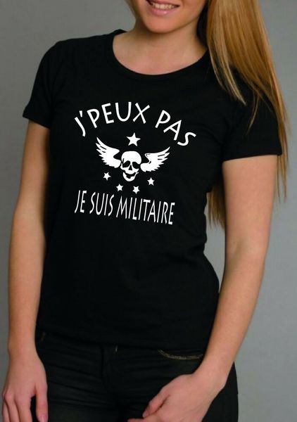 

womens t-shirt i cannot i am military, White;black