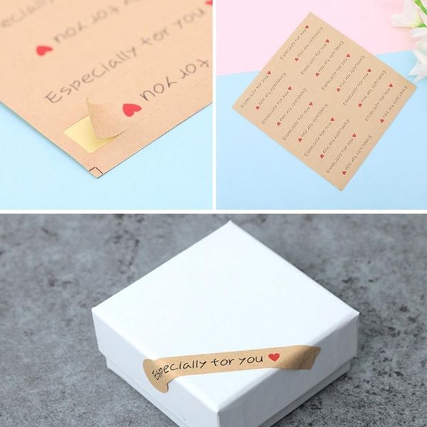 

handmade especially for you stickers label gift kraft paper bakery seals m89a wrap