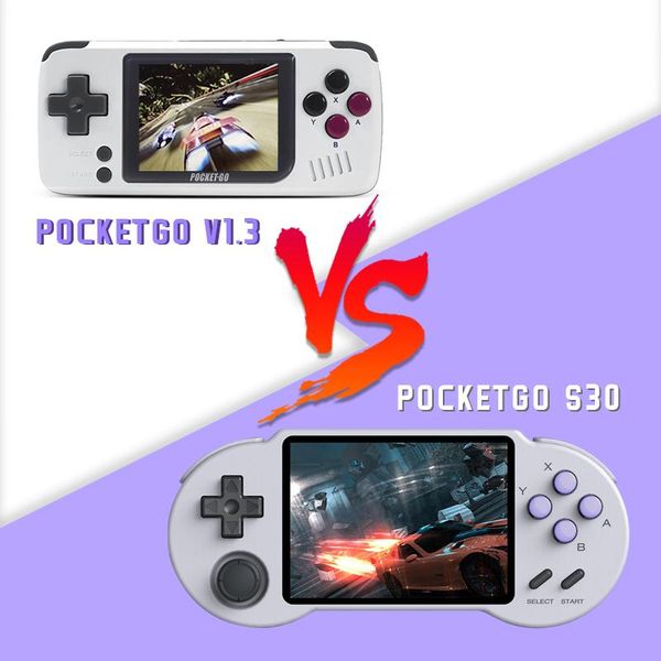 

pocketgo v1.3 cfw, s30, retro game, 3.5 inch ips screen portable game players