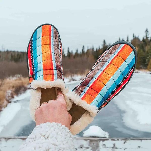 

boots colorful women snow warm plush slip-on solid fashion female ankle boot ladies winter comfortable cotton shoes, Black