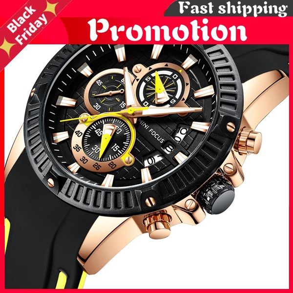 

wristwatches mini focus fashion watch men waterproof military sport man clock wristwatch quartz relogio masculino silicone stra, Slivery;brown