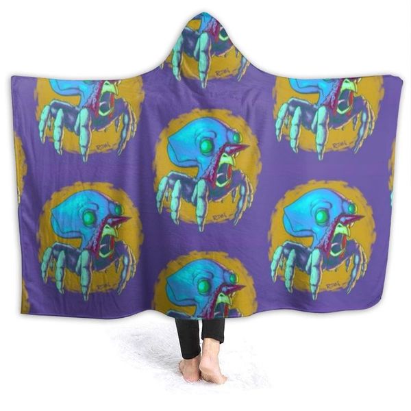 

blankets surrealism blanket soft hoodie bedspread cozy fleece meditation