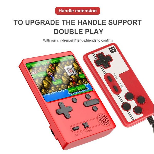 Controller di gioco Joystick Retro Mini Console per videogiochi portatile Built-in 500 Macchina per bambini classica per bambini