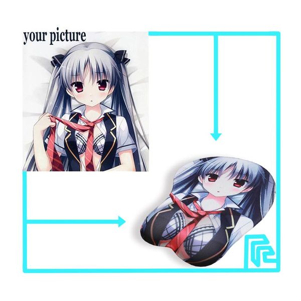 

mouse pads & wrist rests fffas 6 pieces custom print 3d pad mat customized rest gaming silica gel mousepad