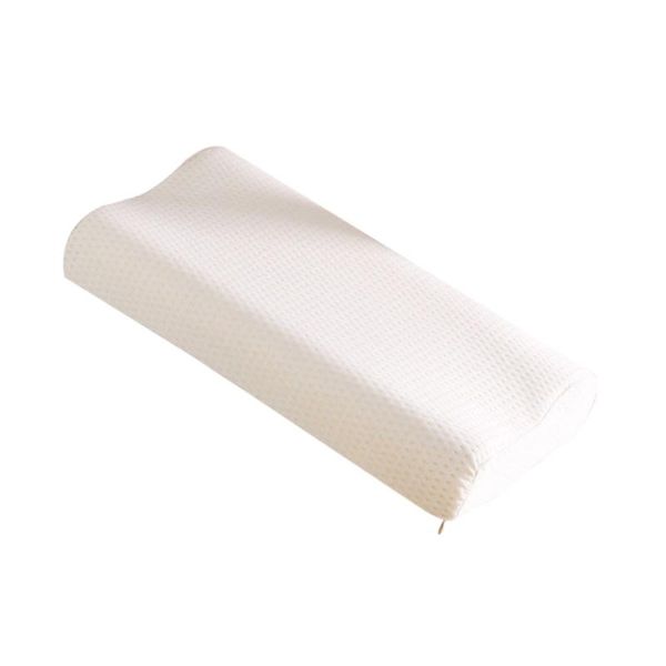 

pillow 1pc 50x30cm soft memory wave design neck support for men