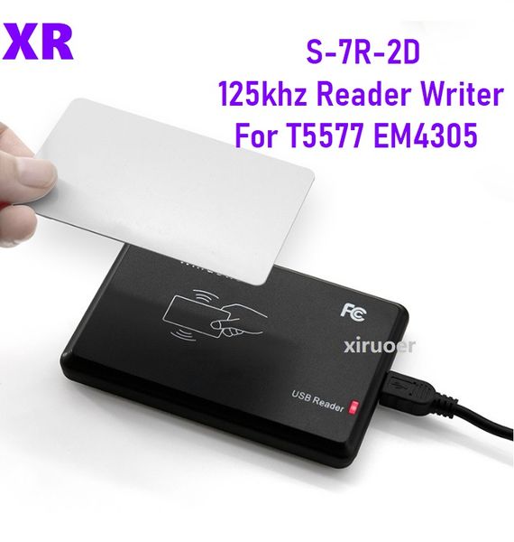 

10sets 125khz copier usb rfid proximity reader id rfid writer em4305 t5577 card reader writer+sdk for win xp\win ce\win 7\win 10\liunx\vista