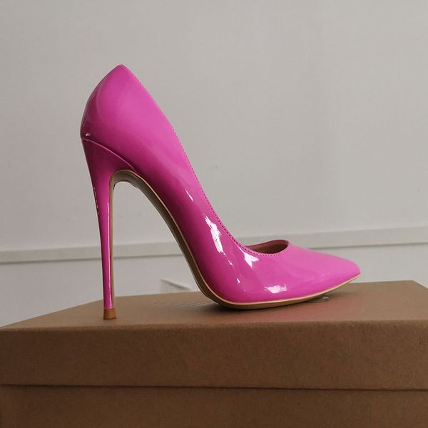 

dress shoes woman high heels pumps 12cm tacones pointed toe stilettos talon femme ladies wedding black big size a8sx