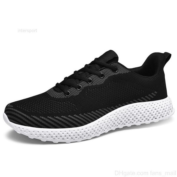 

man's good sneaker running woven mesh shoes black white grey navy blue breathable man sports sneakers trainers outdoor jogging
