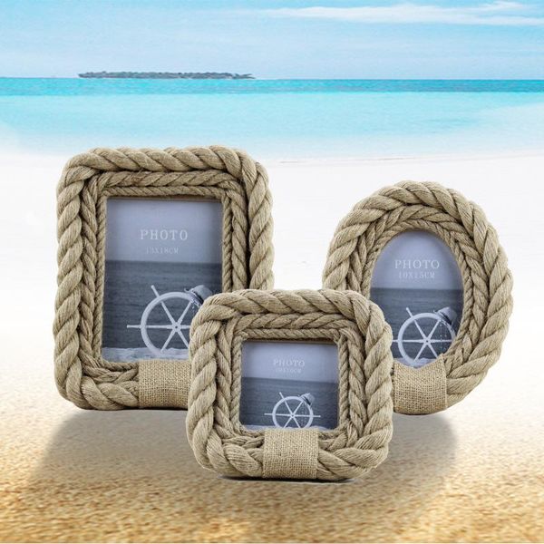 

frames home wooden po frame manual rope creative decoration ornaments