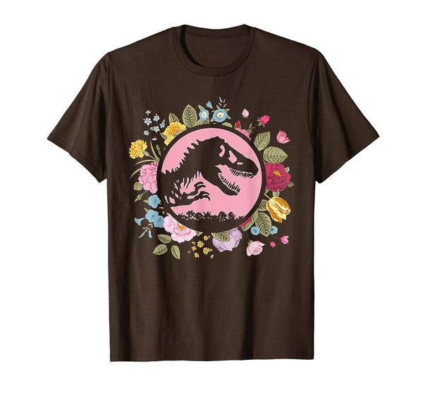 

Floral Tropical Hawaiian Pattern T Rex Dinosaur TShirt, Mainly pictures