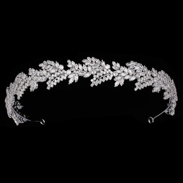 

hair clips & barrettes headwear and crown hadiyana retro elegant female wedding bride engagement party accessories headband bc6304 headdress, Golden;silver