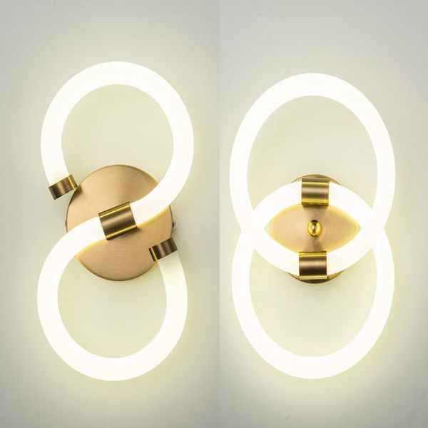 

wall lamps 2021 modern light 8w 12w 20w ac90-260v lamp mounted industrial sconce bathroom indoor lighting