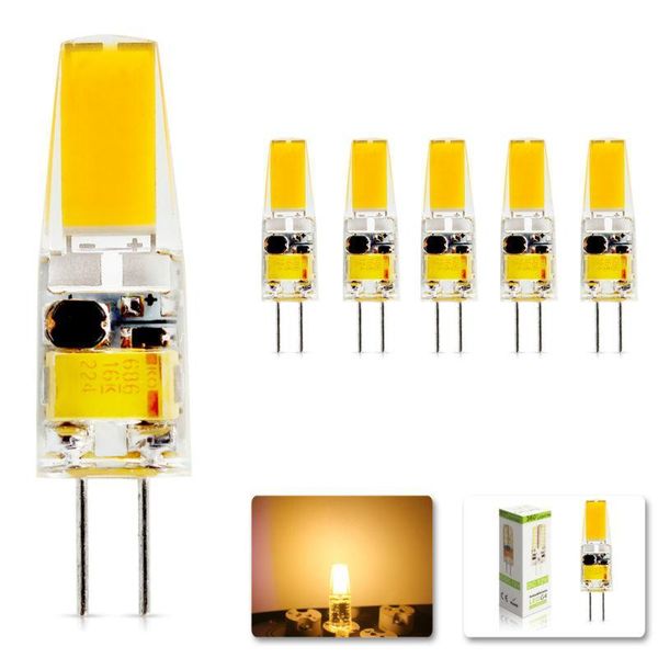 

led lamp bead 1505 cob ac/dc12v 6w 360 beam angle light replacement bulbs