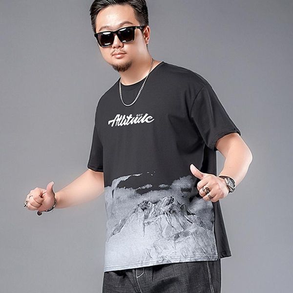 

summer 2021 harajuku fashion men's t-shirt funny print o-neck tee streetwear casual oversized xxl-7xl t-shirts, White;black