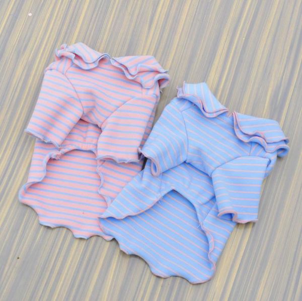

dog apparel spring autumn winter clothes striped bottoming shirt cat chihuahua yorkshire puppy costume pajamas small clothing outfit
