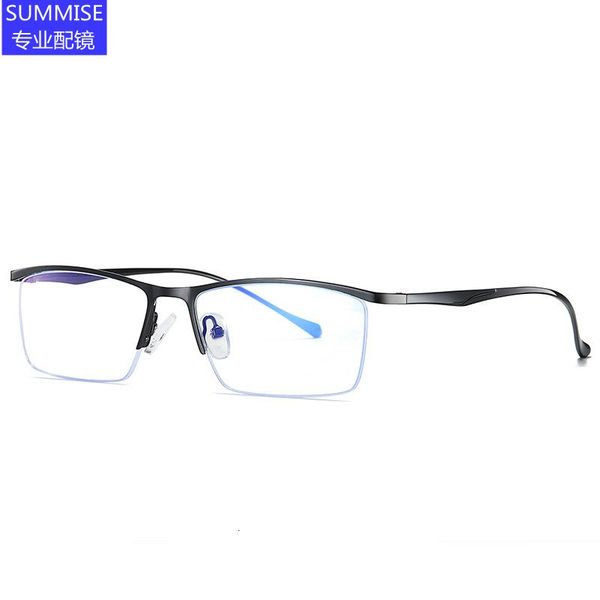 

sunglasses summise est glasses frame titanium prescription myopia reading men luxury designer s02 high quality, White;black