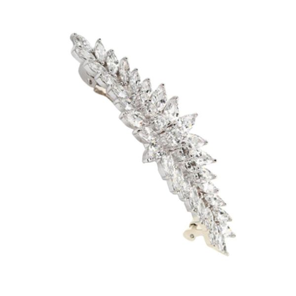 

hair clips rhinestone flower shaped elegant barrette creative headdress headwear