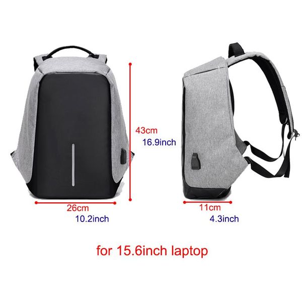 

backpack anti-theft bag 15.6 inch lapmen male waterproof back pack backbag large capacity school