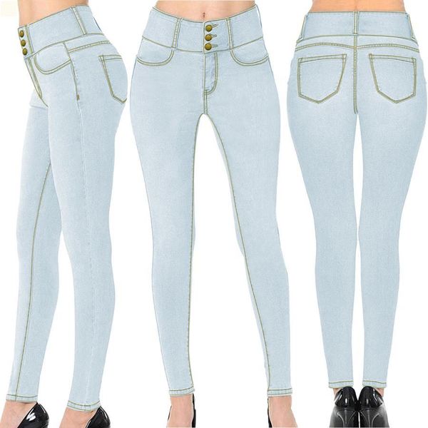 

unique pants indie denim trousers streetwear womans clothes plus size women designer jeans femme high waisted ripped woman female black wome, Blue