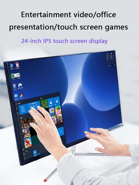 

monitors 24 inches ips touch screen display hd gaming monitor 1920*1080p computer lcd gamer for deskpc