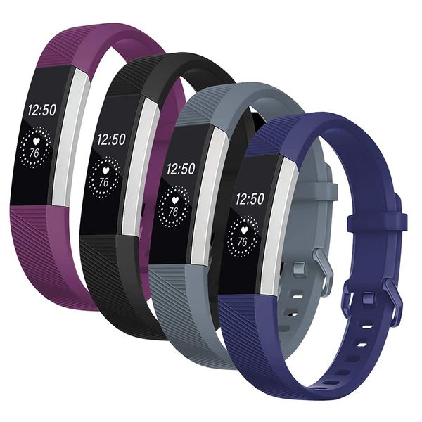 Silikon-Sport-Band-Riemen für Fitbit Alta Watch Weiche TPU-Uhr-Armband-Armband-Ersatzgürtel für Fitbit Alta HR-Armband