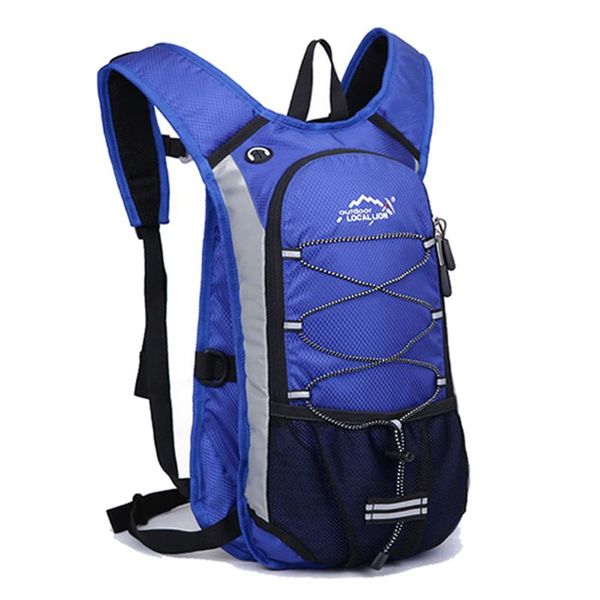 

outdoor bags 12l waterproof polyester marathon fitness hydration backpack men women sports trail racing bag bicycle bike