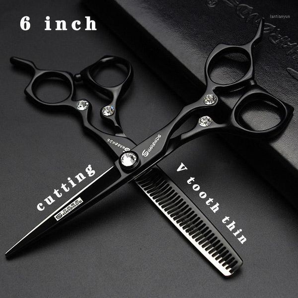 

genuine hair salon special scissors flat cut thin tooth 6-inch stylist fine1