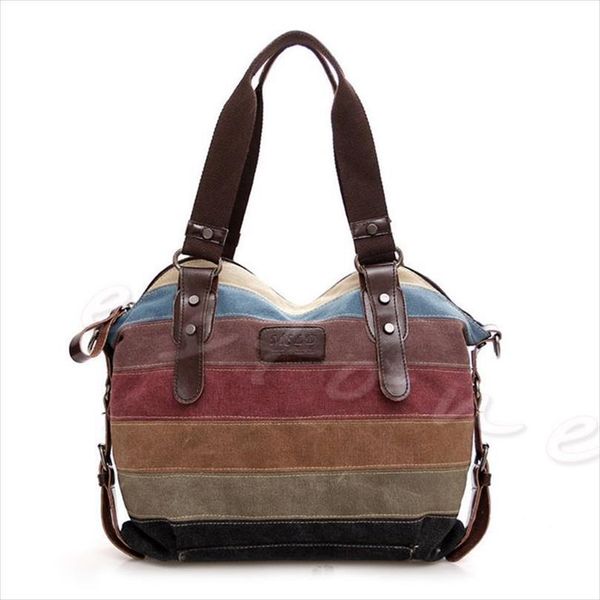 

new women shoulder bag canvas satchel crossbody tote handbag purse messenger fashion drop shipping