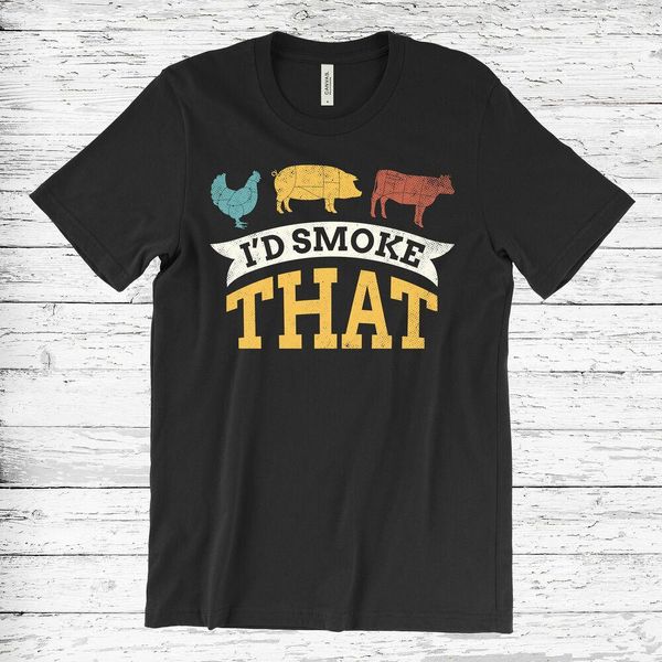 

bbq grilling vintage funny cooking meat grill barbecue t-shirt smoke 4th of july, White;black