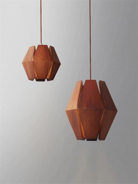 

pendant lamps wooden dining room lights modern restaurant bedroom living home decor cloakroom coffee shop lamp e27