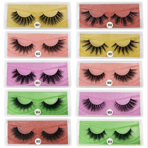 

false eyelashes mink long lasting lashes natural dramatic volume extension thick 3d